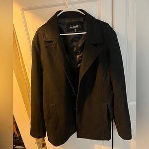 Men's Black Rivet coat